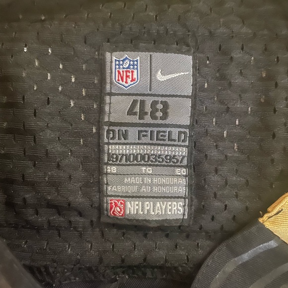 NFL Saints Drew Brees Jersey On Field - Picture 4 of 4